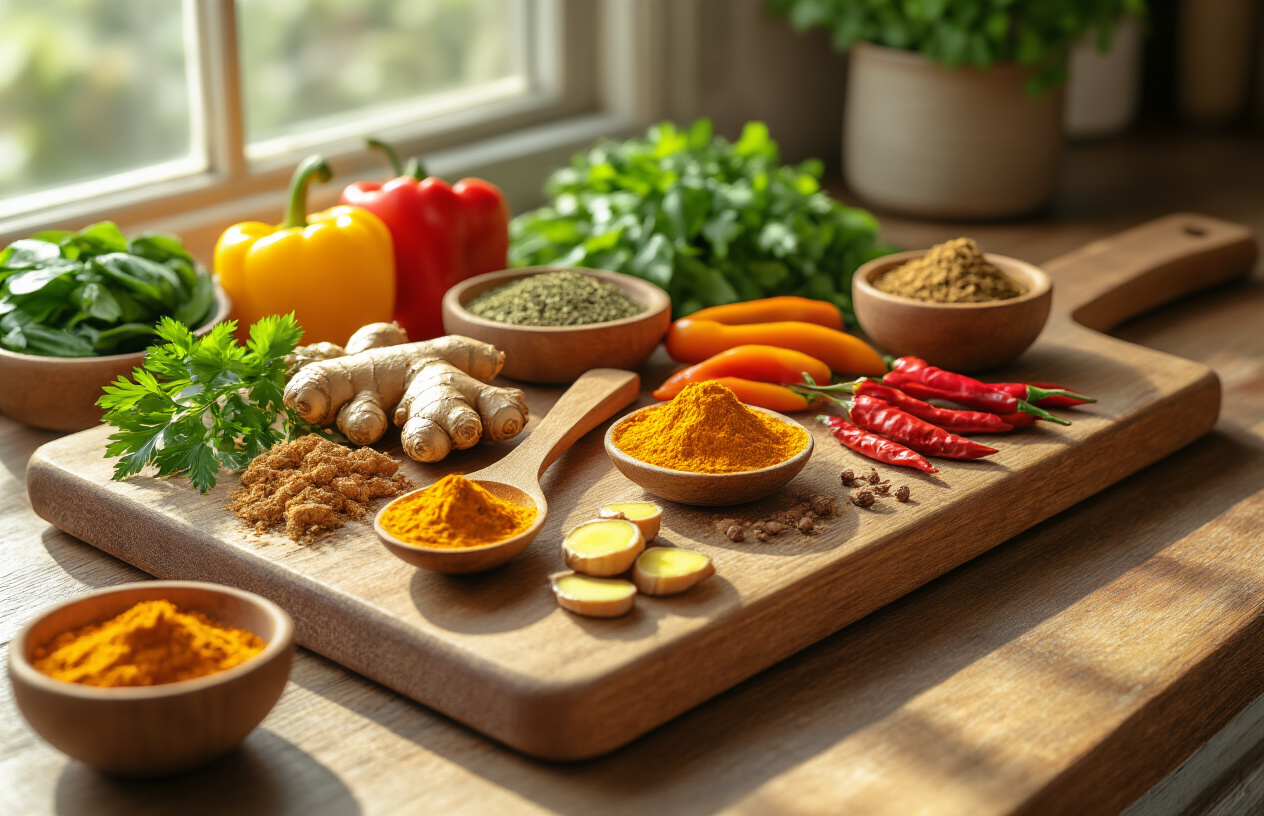 Immune-Boosting Spices and Anti-Inflammatory Foods