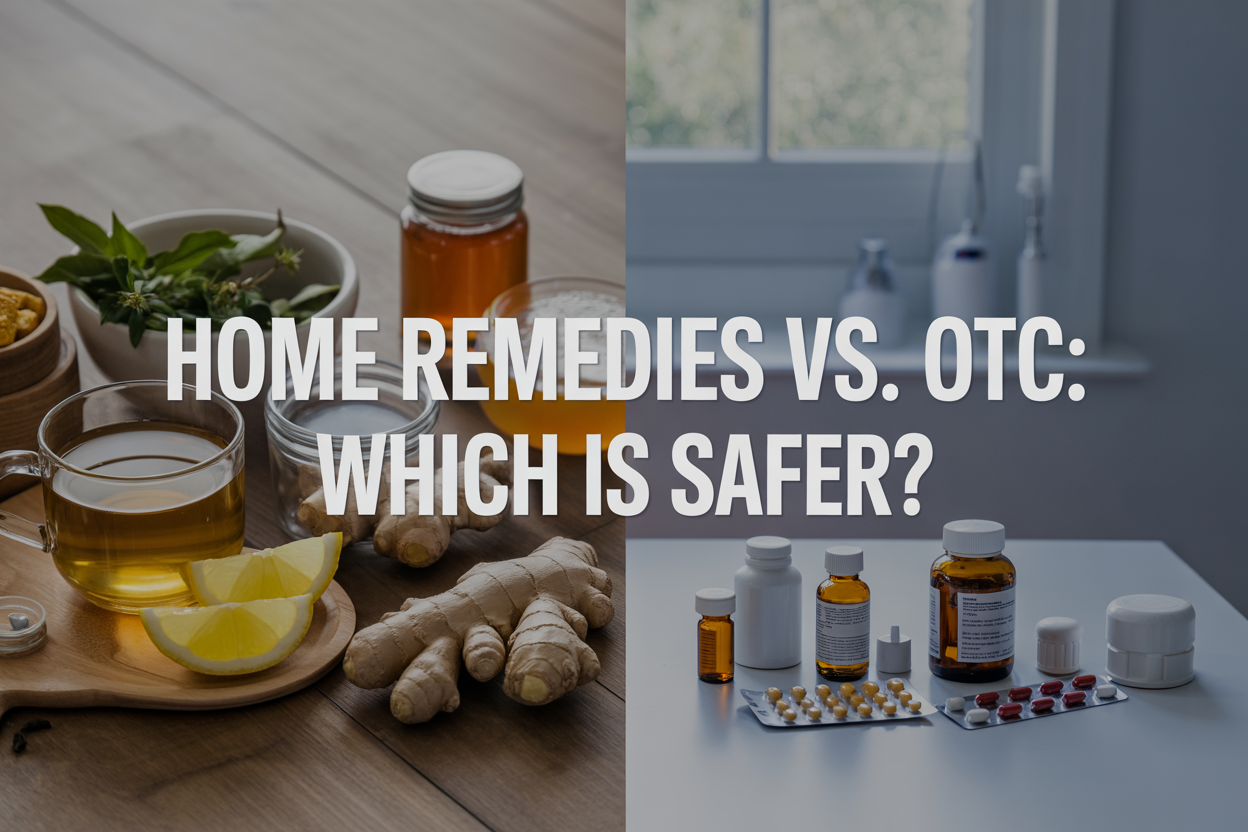 Home Remedies vs. Over-the-Counter: What’s Safer Long-Term?